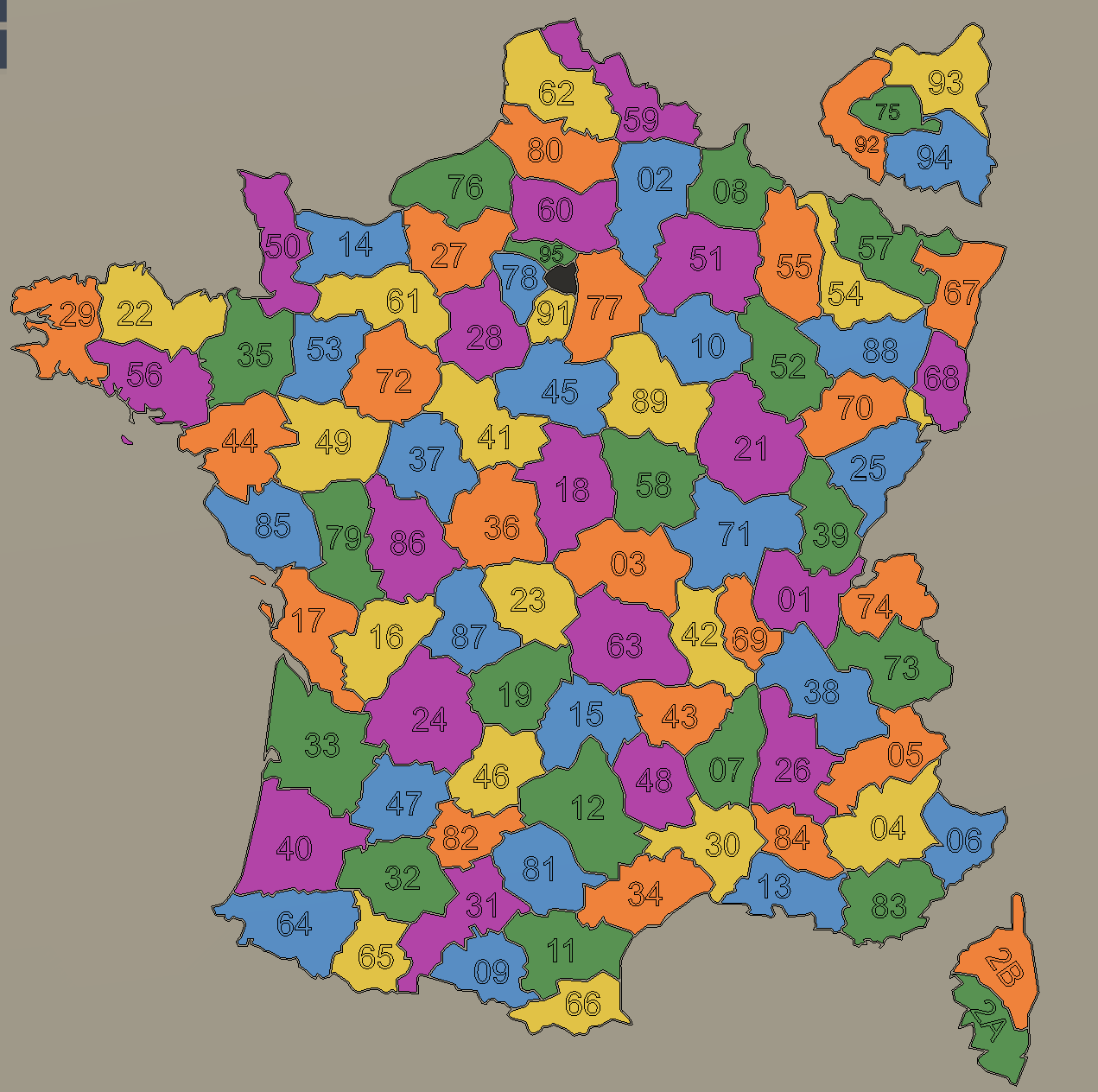 Departements Francais