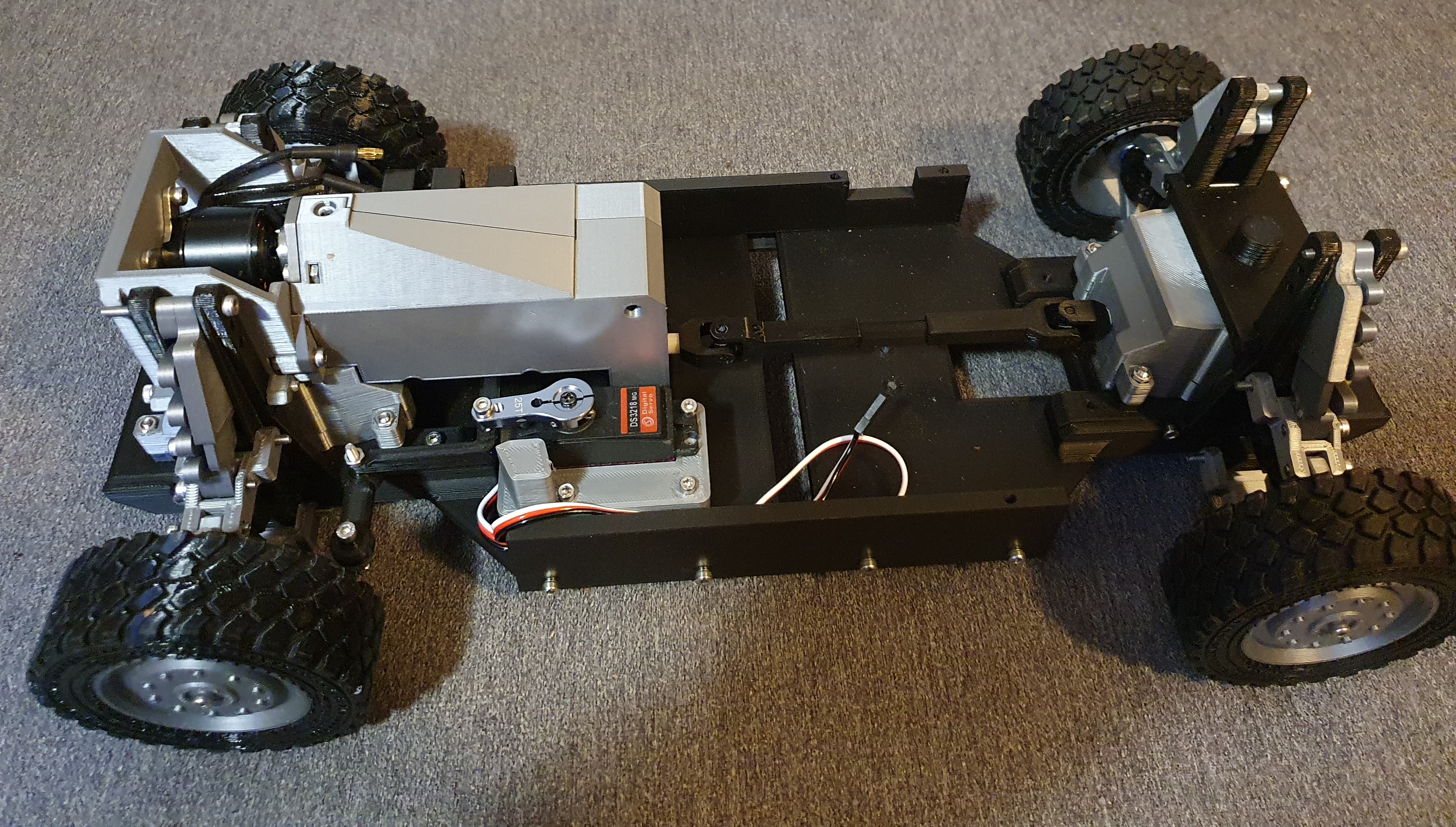 Miniatura 2 do modelo 3D RC Car V2 (almost) fully printed