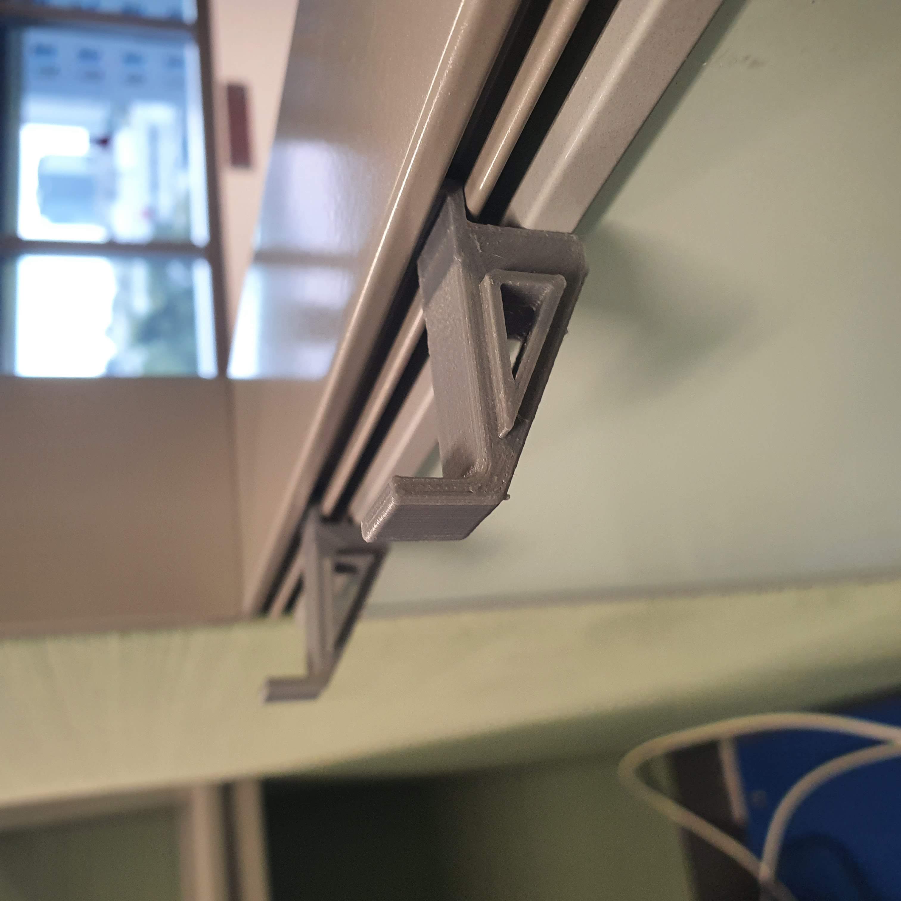 Office Partition Wall L Hanger by DIllY Daily Download free STL model