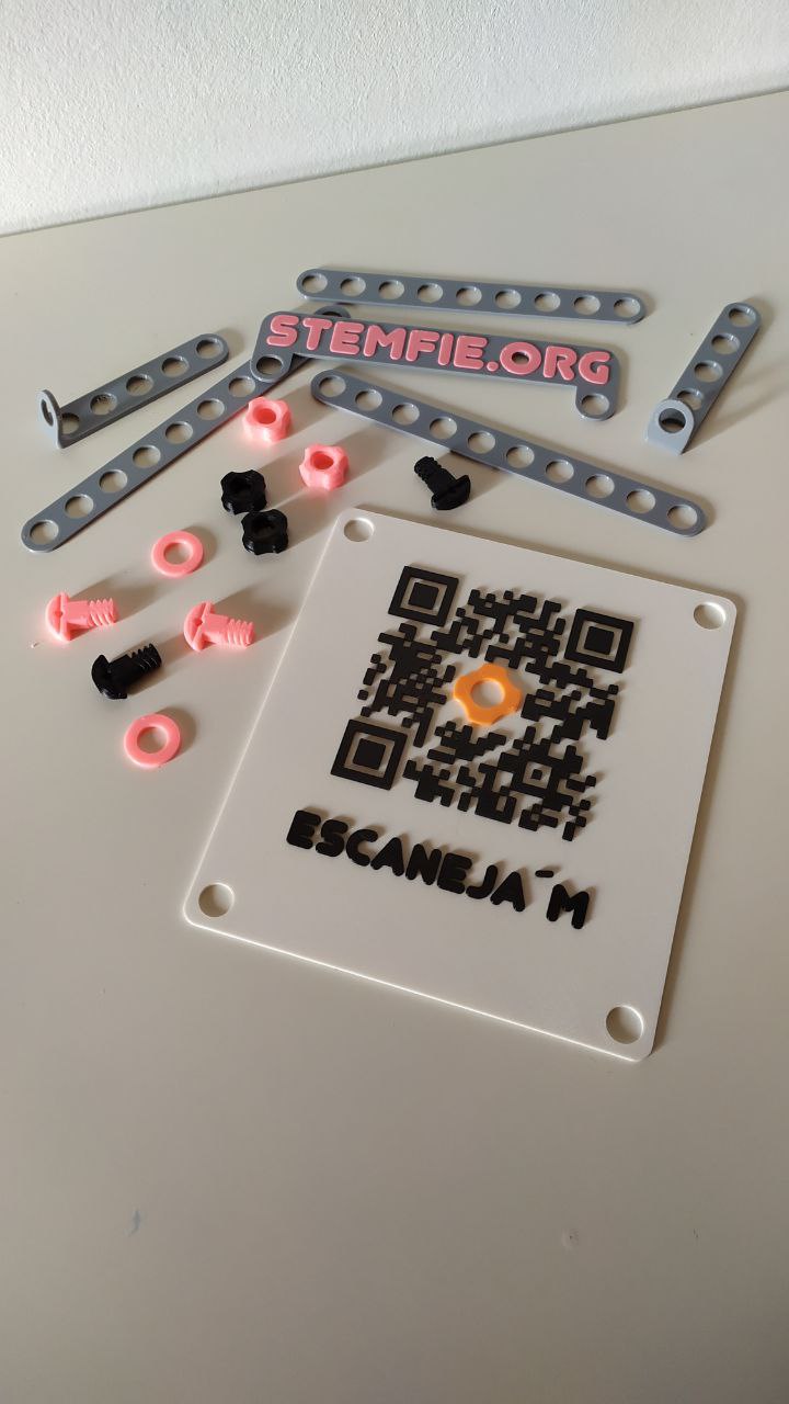 QR Code STEMFIE.ORG por opcion3d | Descargar modelo STL gratuito ...