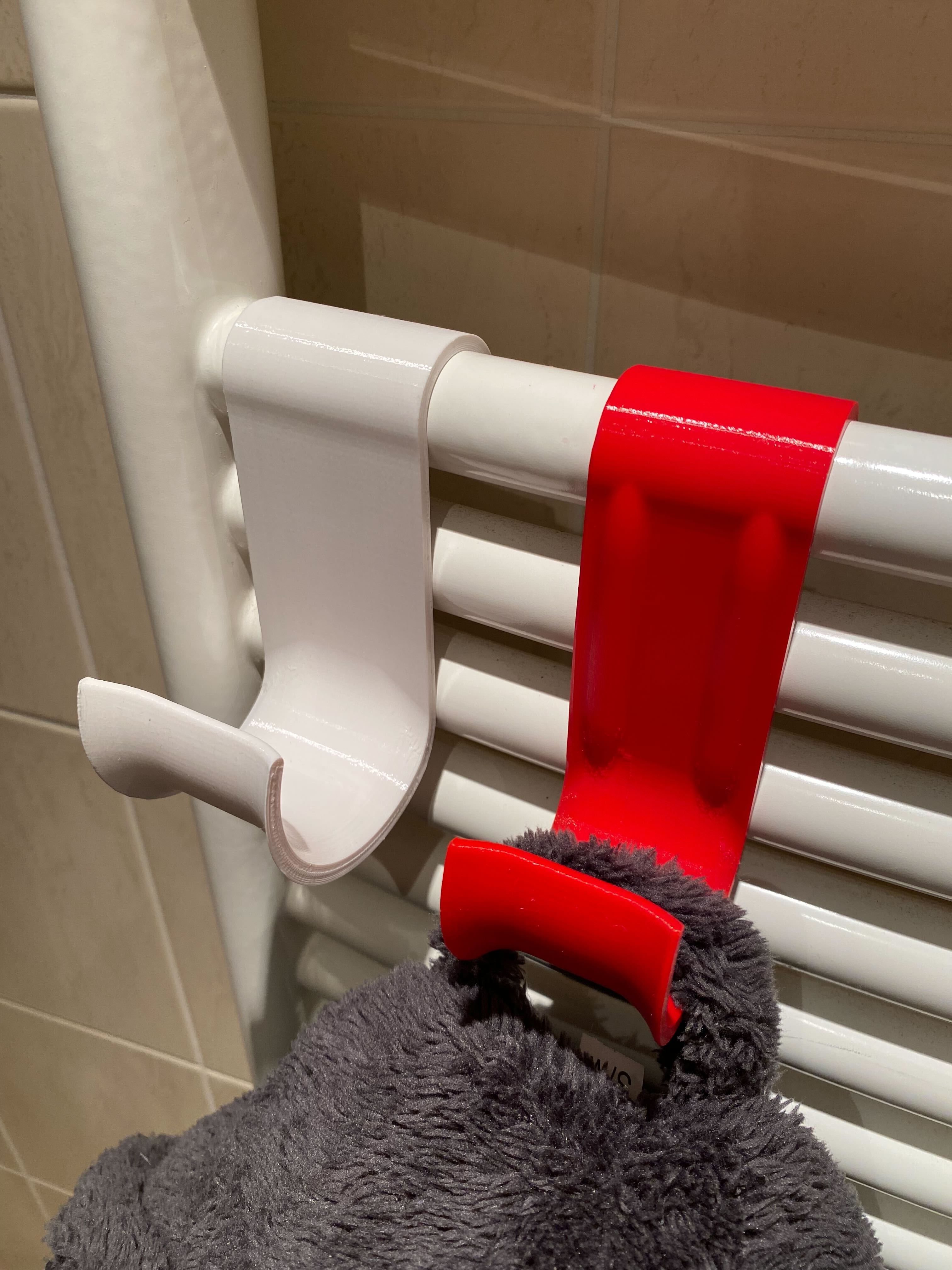 Tube radiator coat hook by Robert Turinský Download free STL model