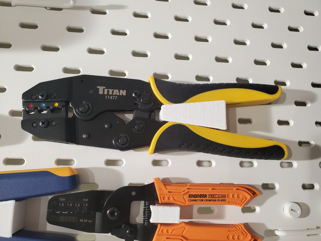 Ikea Skadis Ratcheting Pliers/Crimpers holder