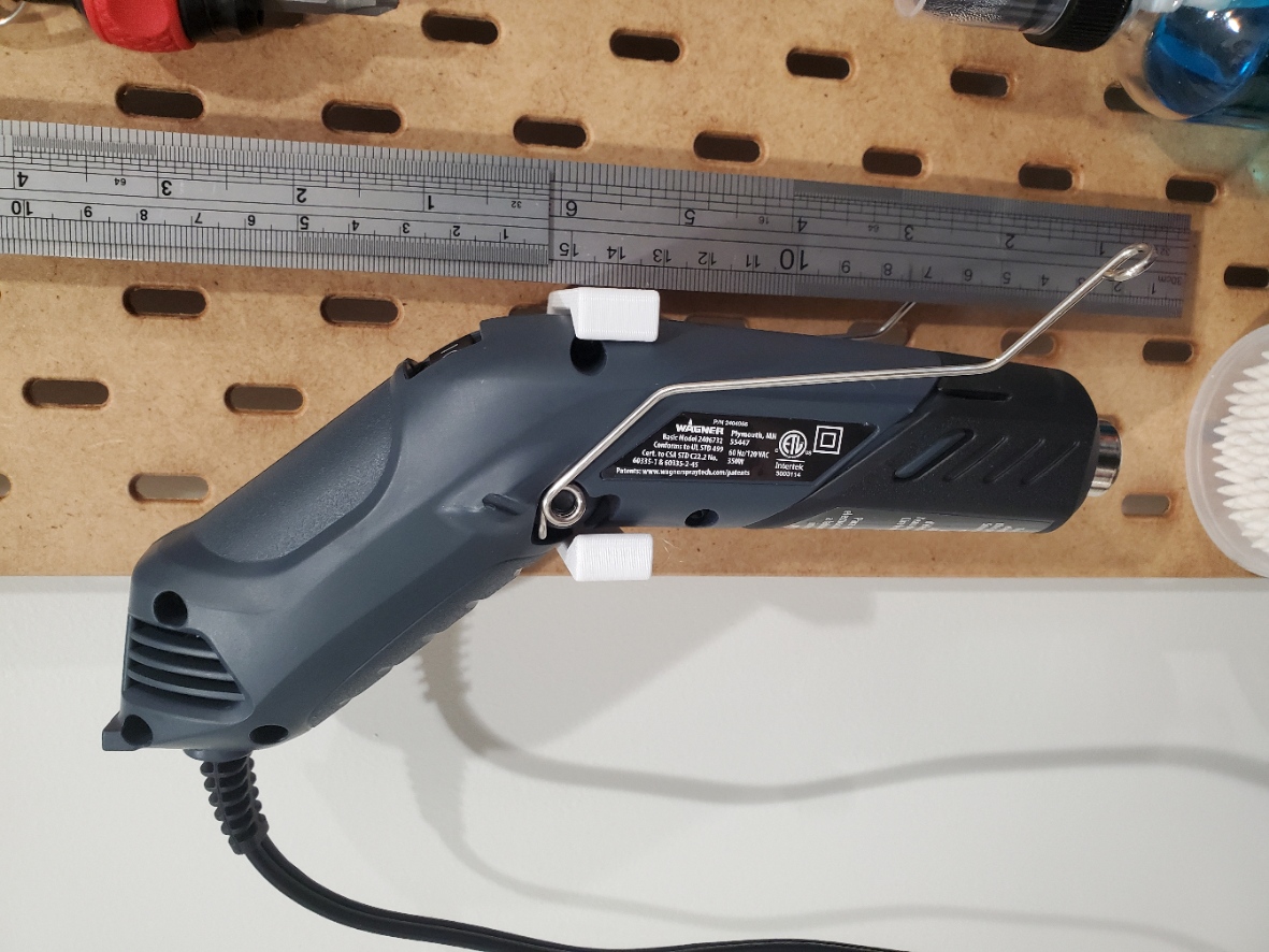 Ikea Skadis Wagner Heat Gun Holder by morp Download free STL model