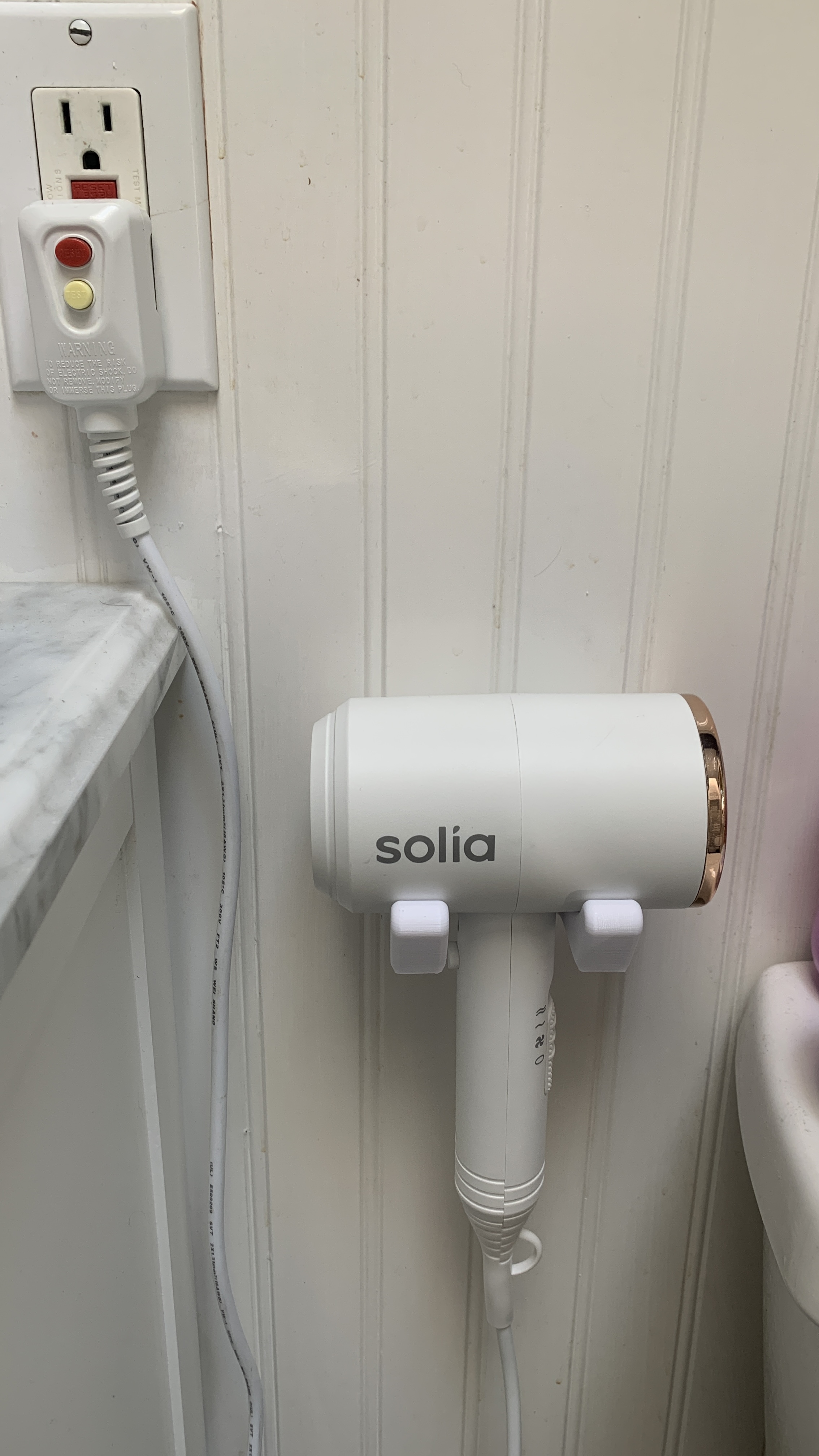 Hair Dryer Mount/Holder by FifthOrb Download free STL model