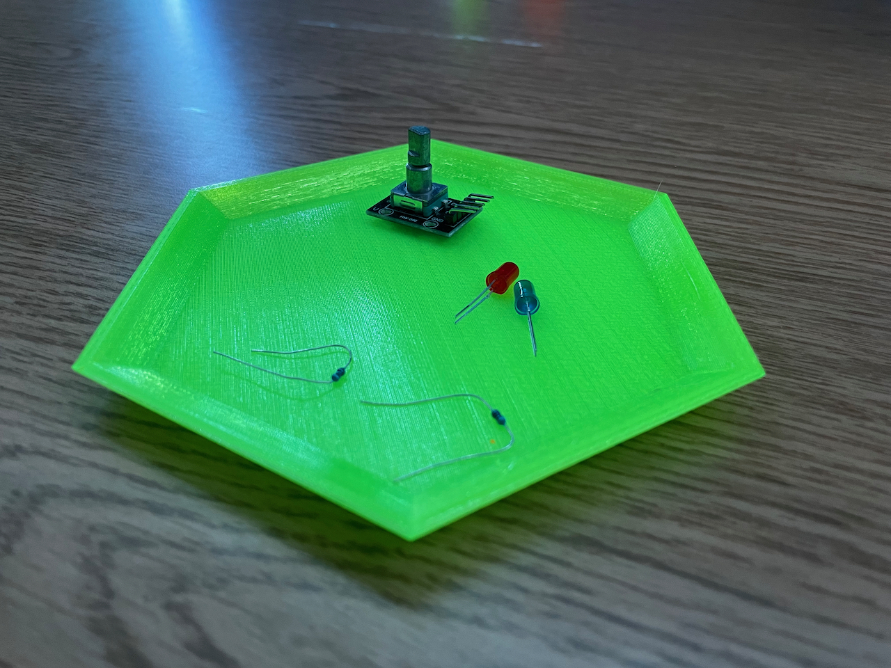 Hex Parts Tray