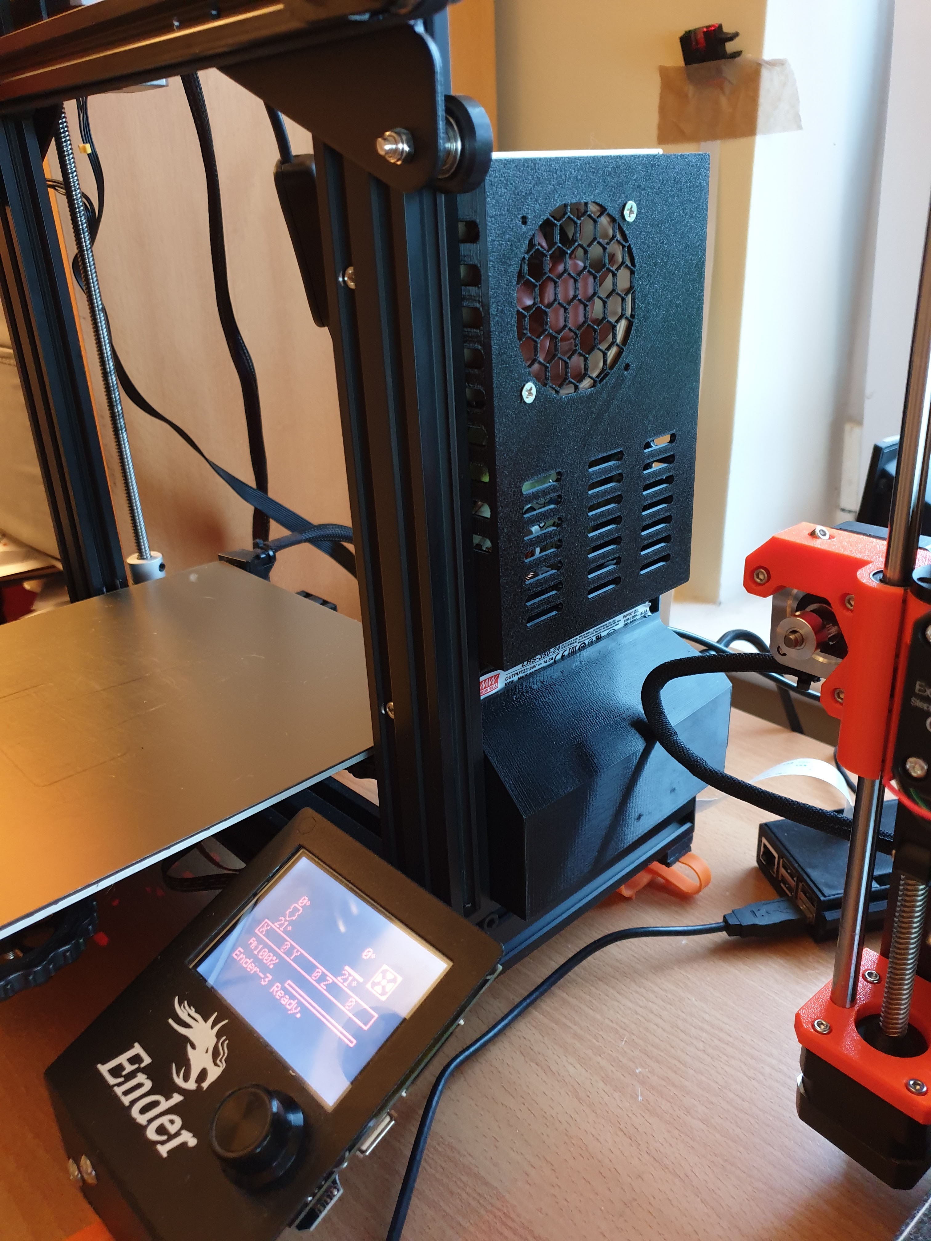 Make Ender 3 Quiet Meanwell PSU Noctua 60 mm x 25 mm by Miro J