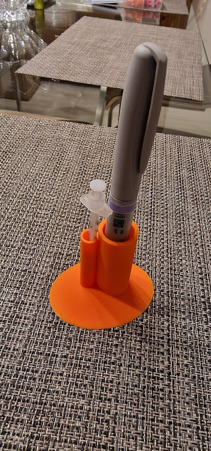 Insulin Pen and Syringe Fridge Stand