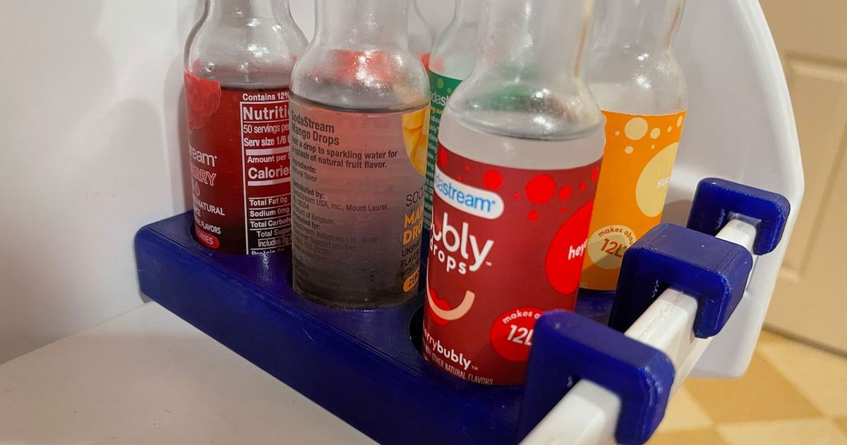 Sodastream Flavor Bottle Holder by Alec Download free STL model