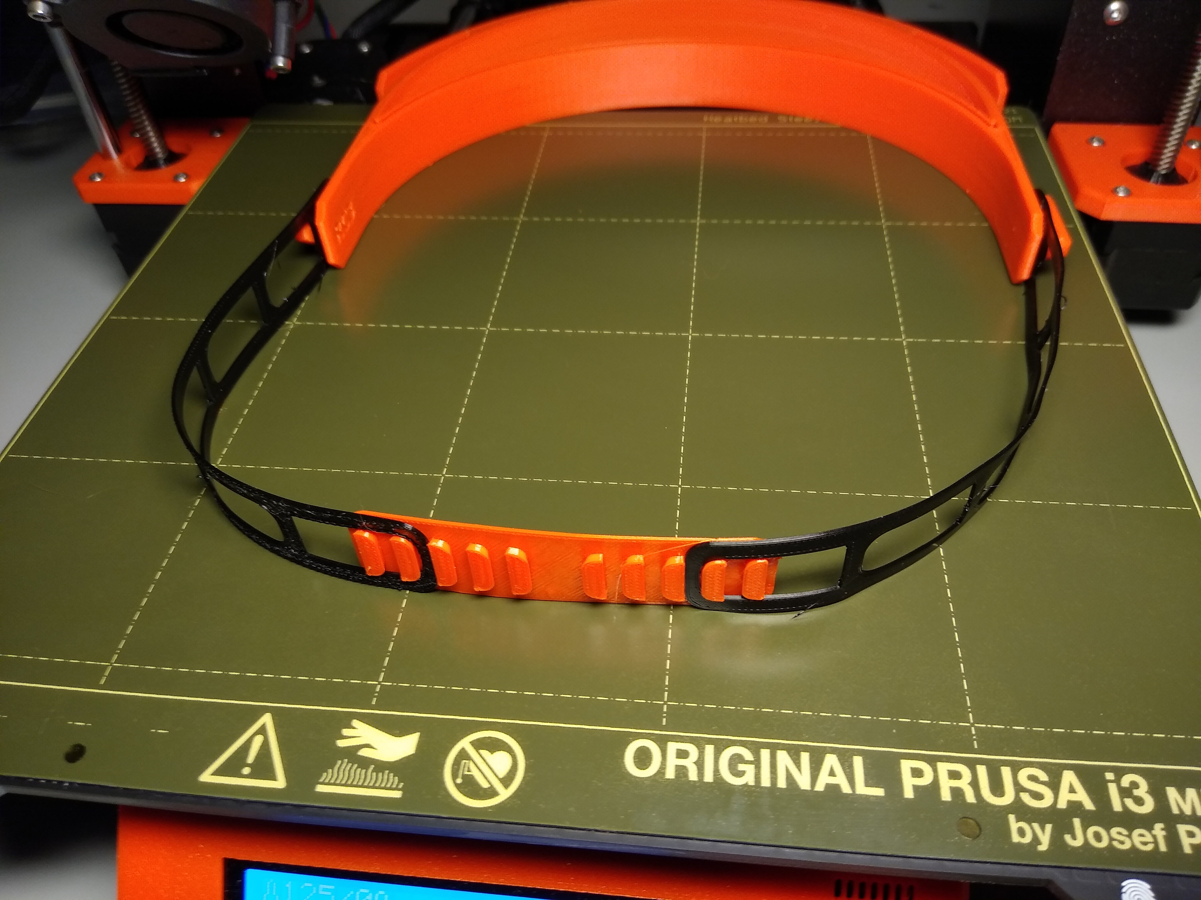 Miniatura 2 do modelo 3D Headband for faceshield