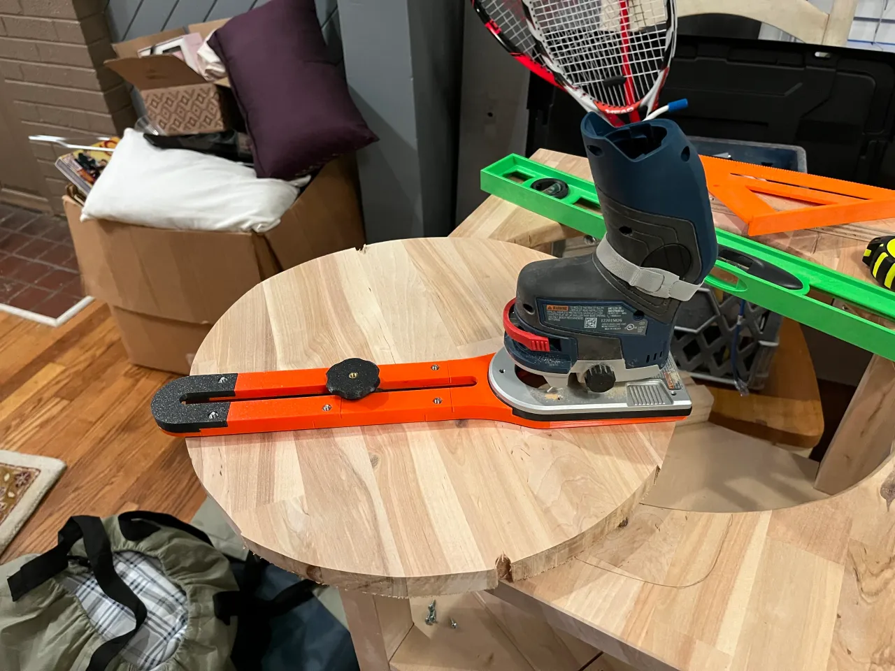 Bosch Palm Router Circle Jig GKF12V by Flurbb Download free STL