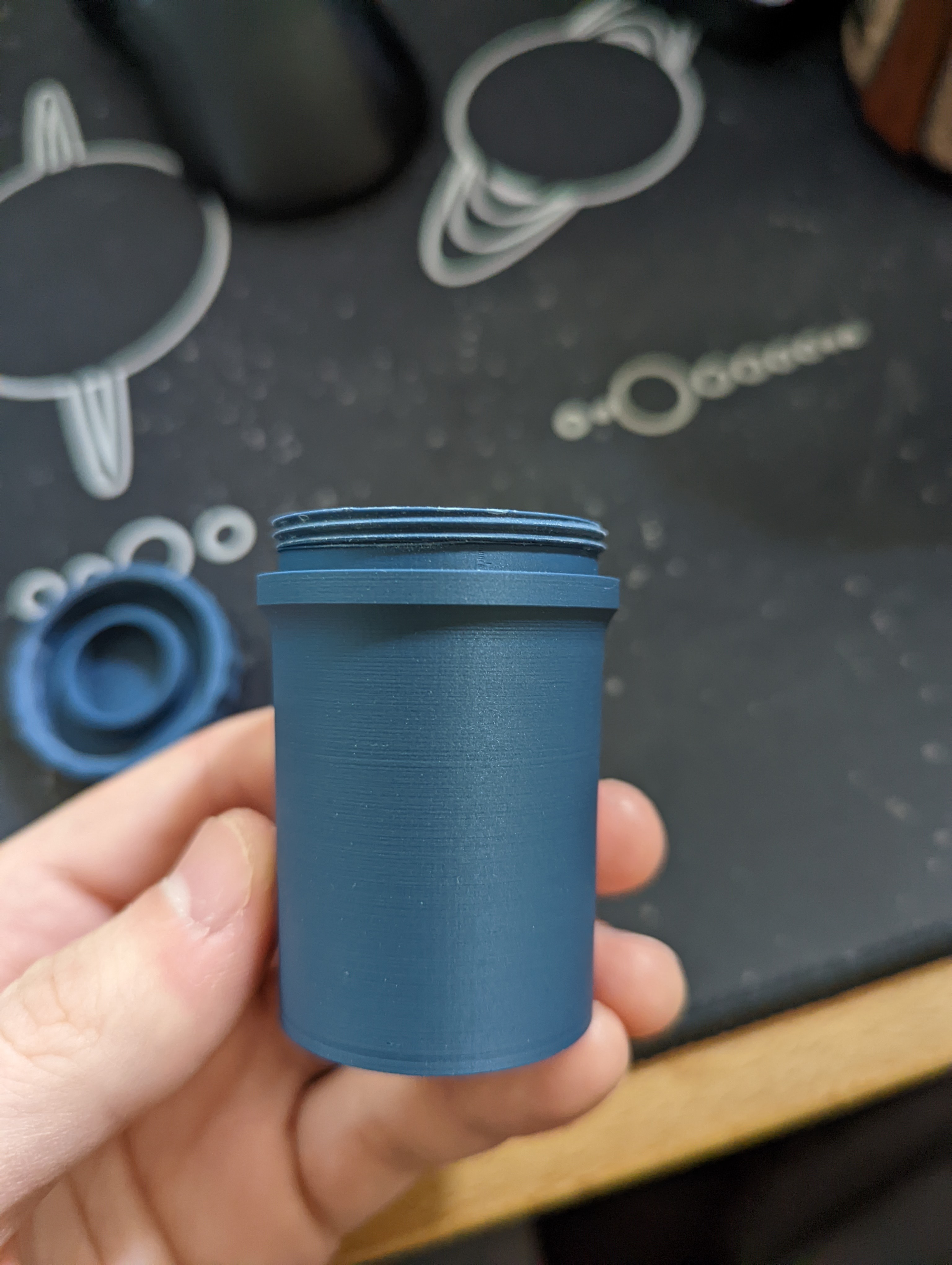 Olympus Microscope Objective Case by username235 Download free STL model