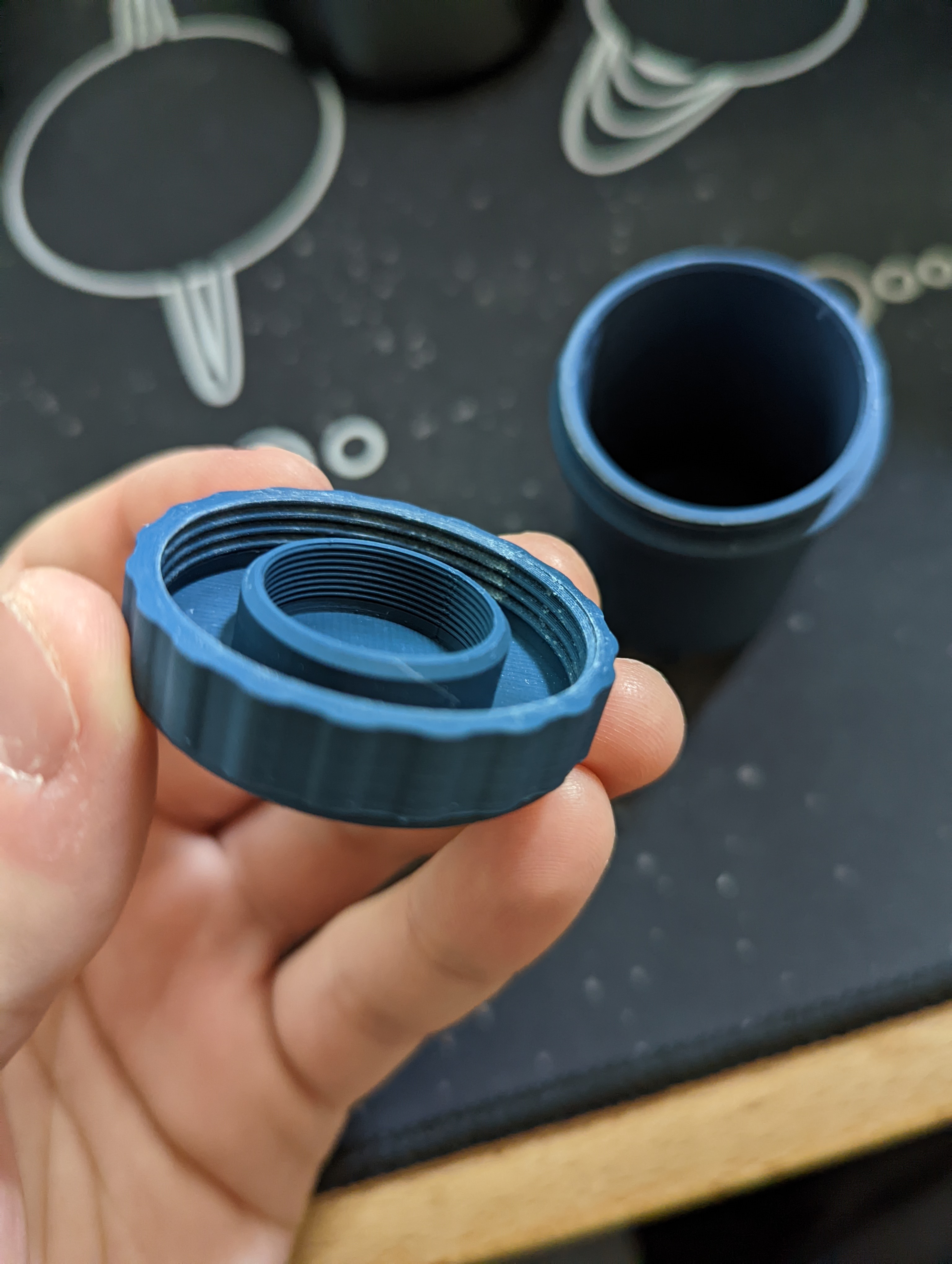 Olympus Microscope Objective Case by username235 Download free STL model