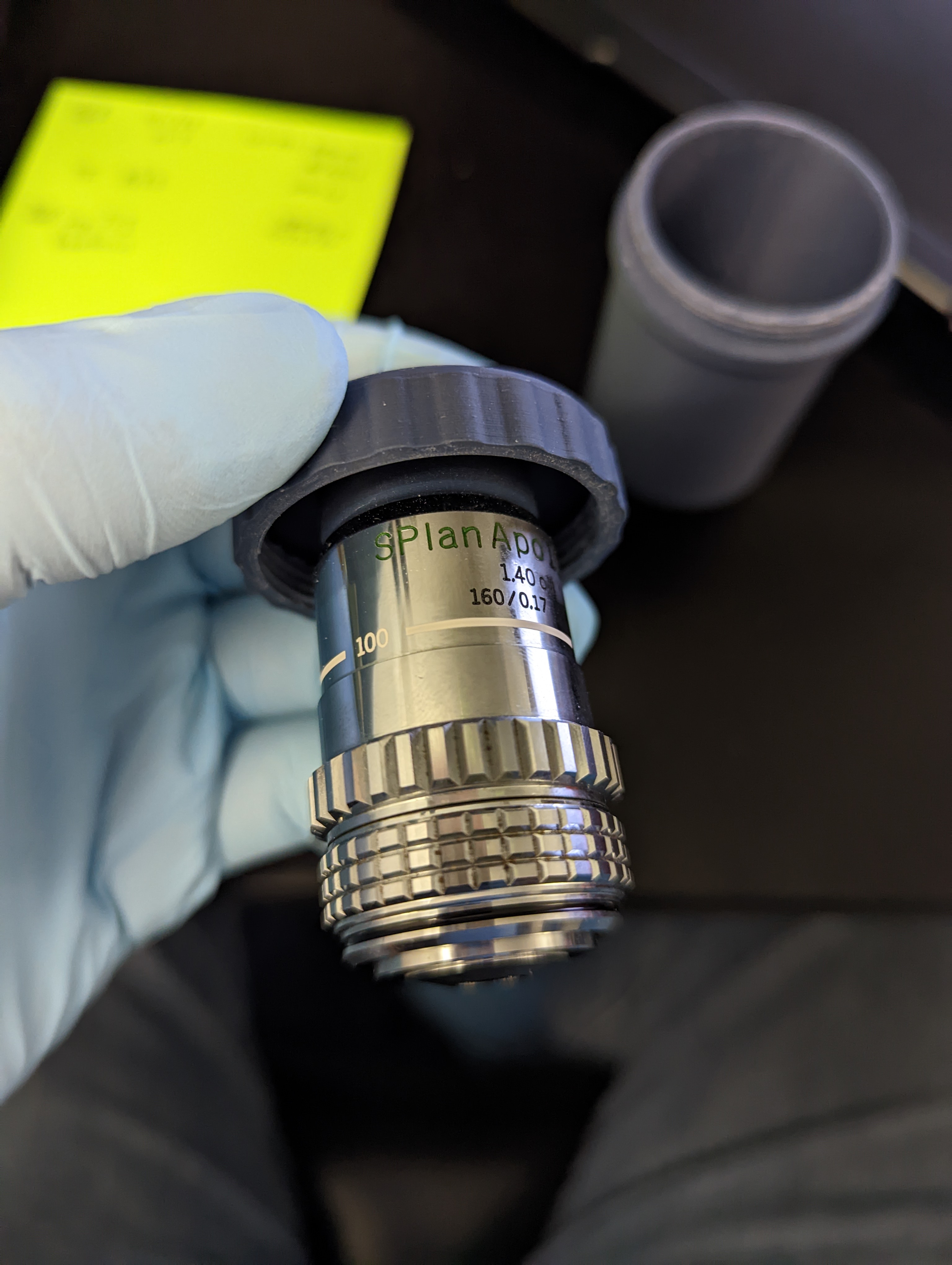 Olympus Microscope Objective Case by username235 Download free STL model