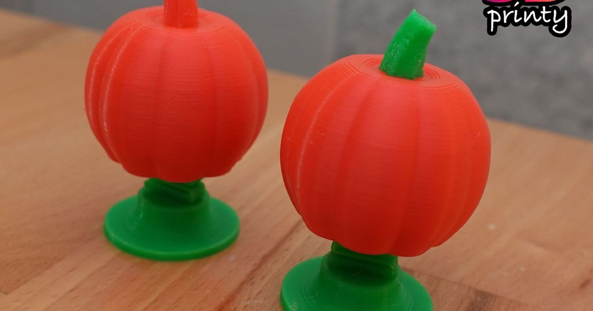 Pumpkin Bobblehead by 3D Printy | Download free STL model | Printables.com