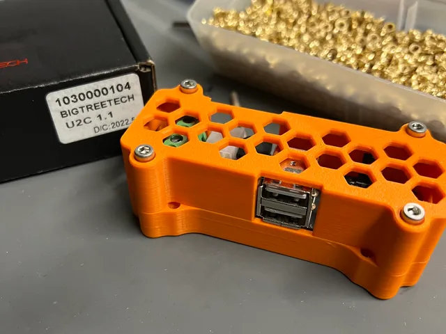 Mounting Bracket/Case for Big Tree Tech U2C and Mellow UTOC Can Bus Boards