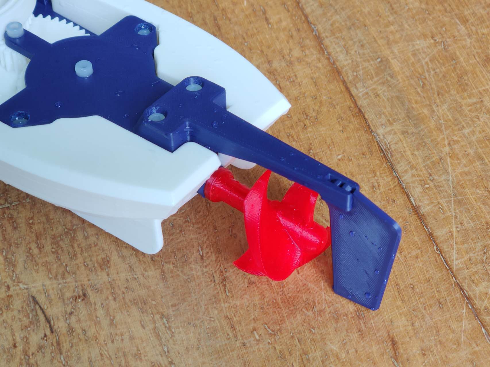 Rudder for Wind-up Boat