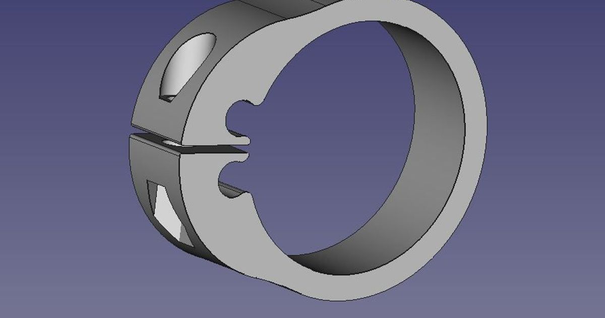 Rohloff shifting cable guides by Lamima Download free STL model