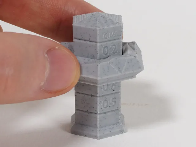Crystal Clearance Tower & Tolerance Card
