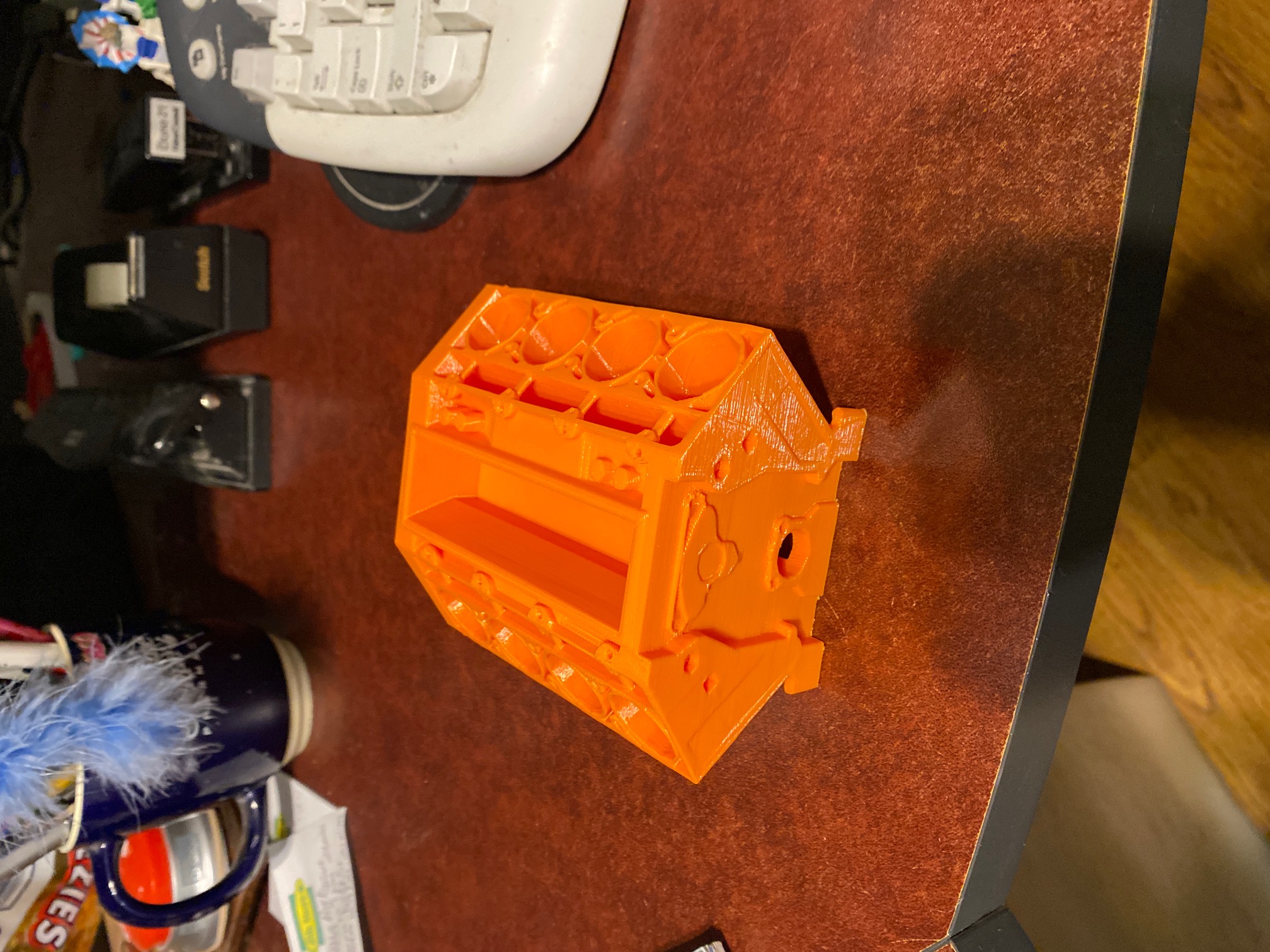 Engine block card holder by Asus1357 Download free STL model