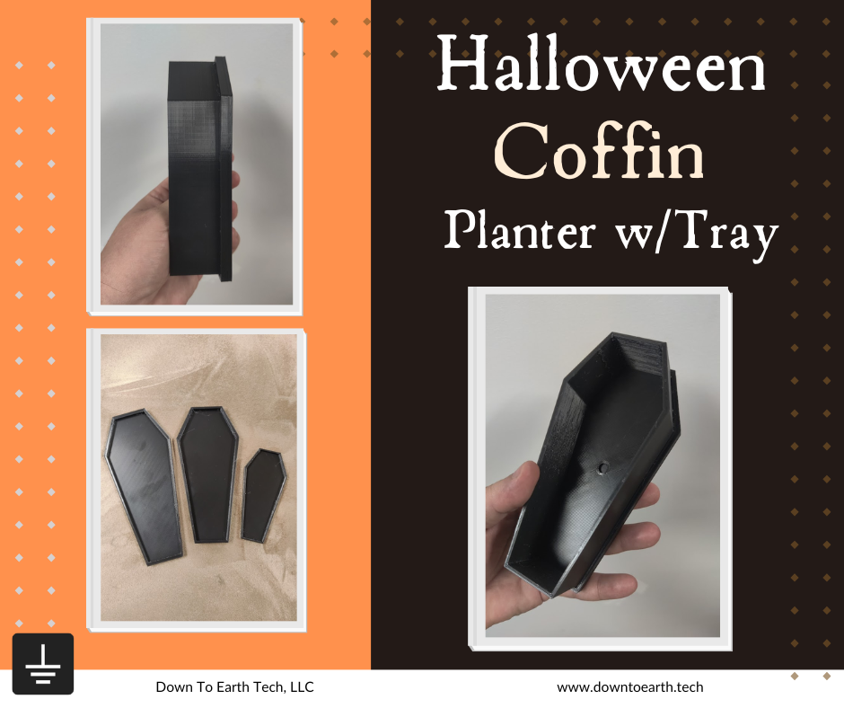 Coffin Planter (Halloween)