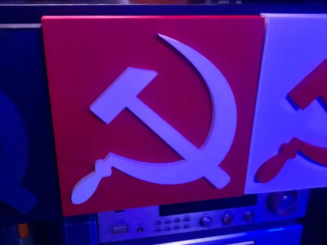 Hammer & Sickle Wall Print