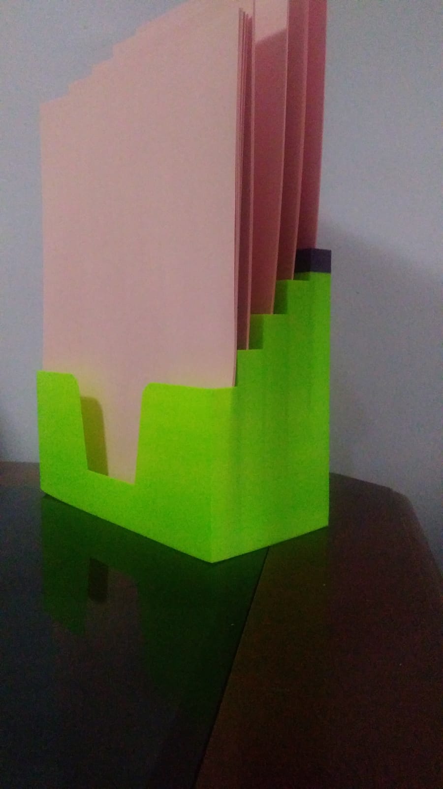 Organizador vertical papéis