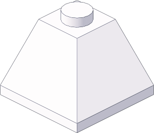 2x2 Double Slope Lego Compatible (3045)