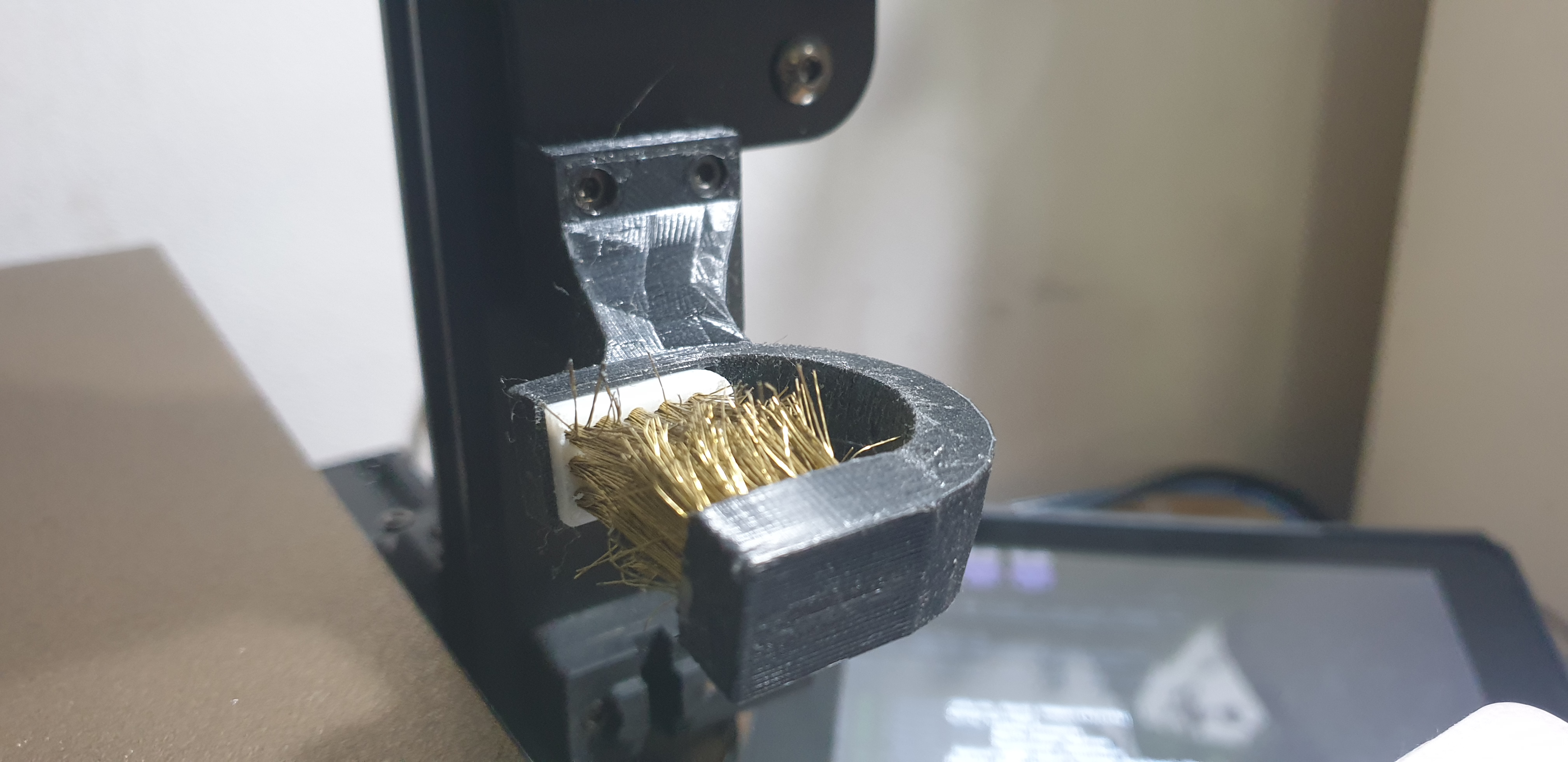 ANYCUBIC VYPER - Nozzle wipe brush and Zendstop