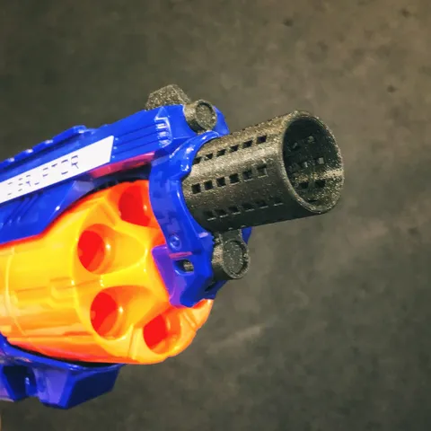 Nerf Disruptor blaster custom muzzle brake