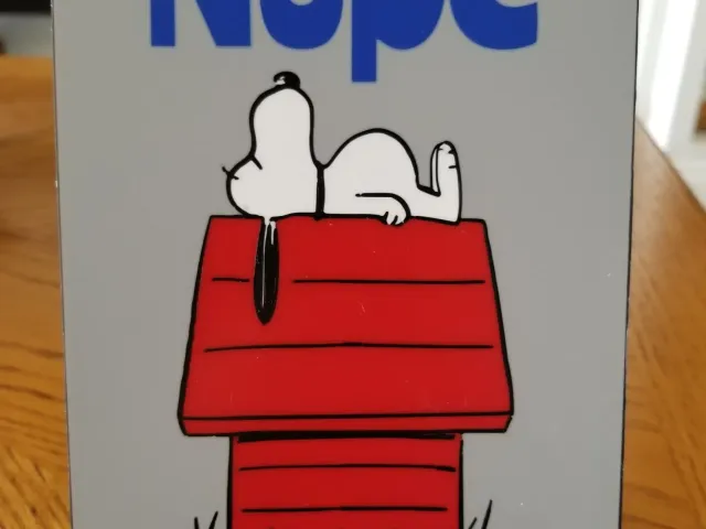 Nope Not Today Sign #1