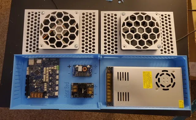 Tronxy X5S Powersupply and Duet 2 Maestro w Buck Converter and MOSFET 120mm Fan