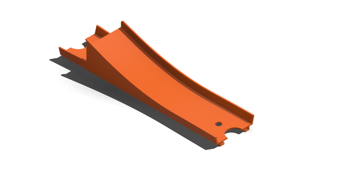 Hot Wheels compatible ramp by Dimension Zero Download free STL model