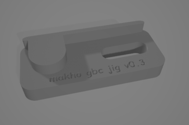 Game Boy Color USB Type C Port Cut Jig
