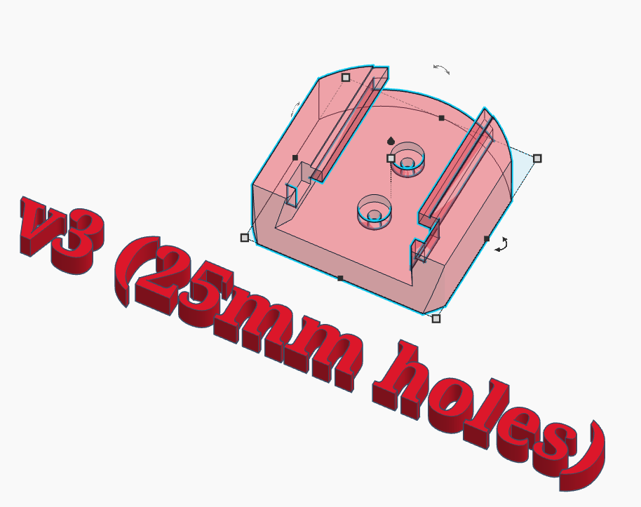 Milwaukee M18 Packout, No Logo Cutout, two hole mounting - rivet mounting - 25mm center to center