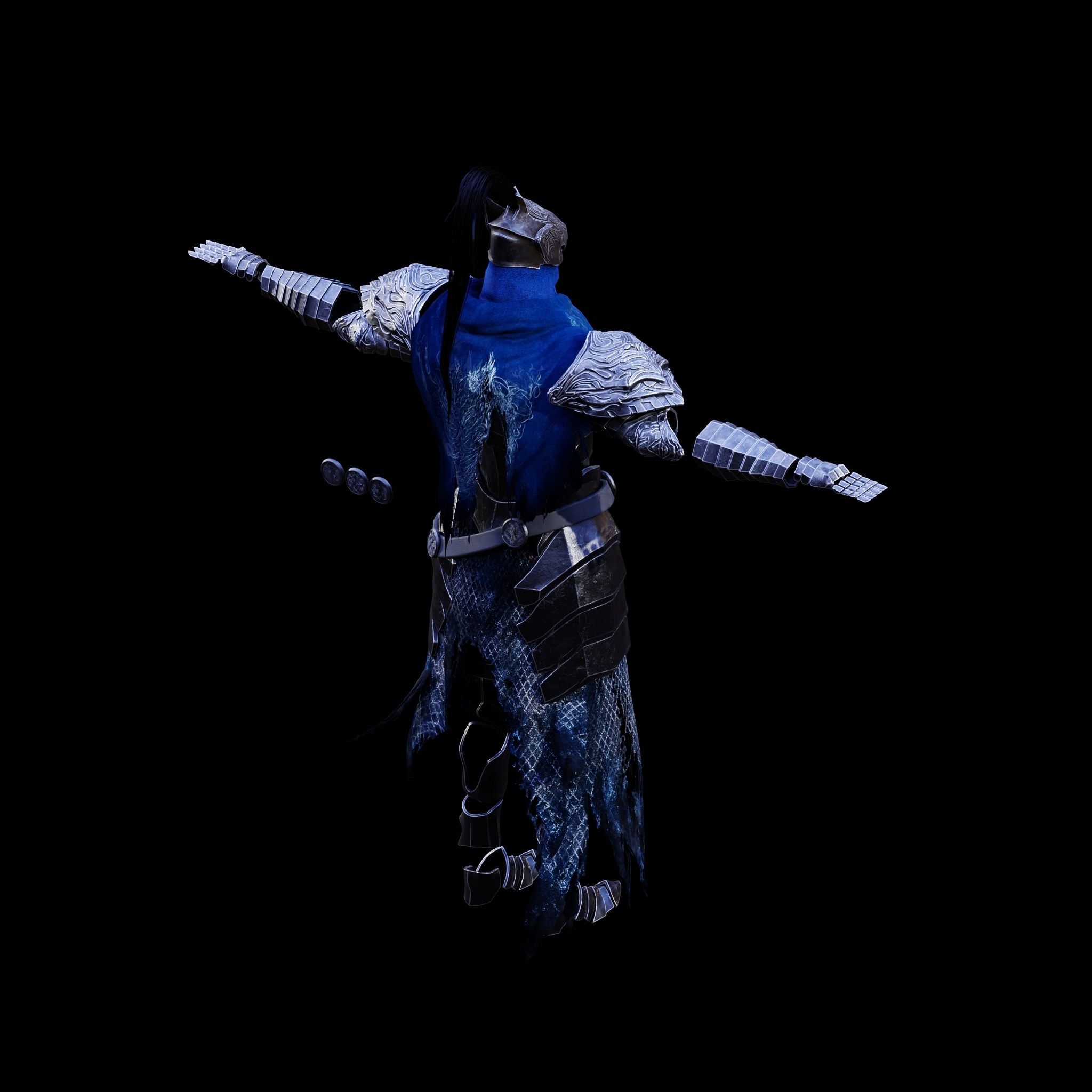 ULTIMATE ARTORIAS FULL PLATE ARMOR COSPLAY LIFESIZE – HELMETS, SWORD & SHIELD FAN ART STL — miniatura 47