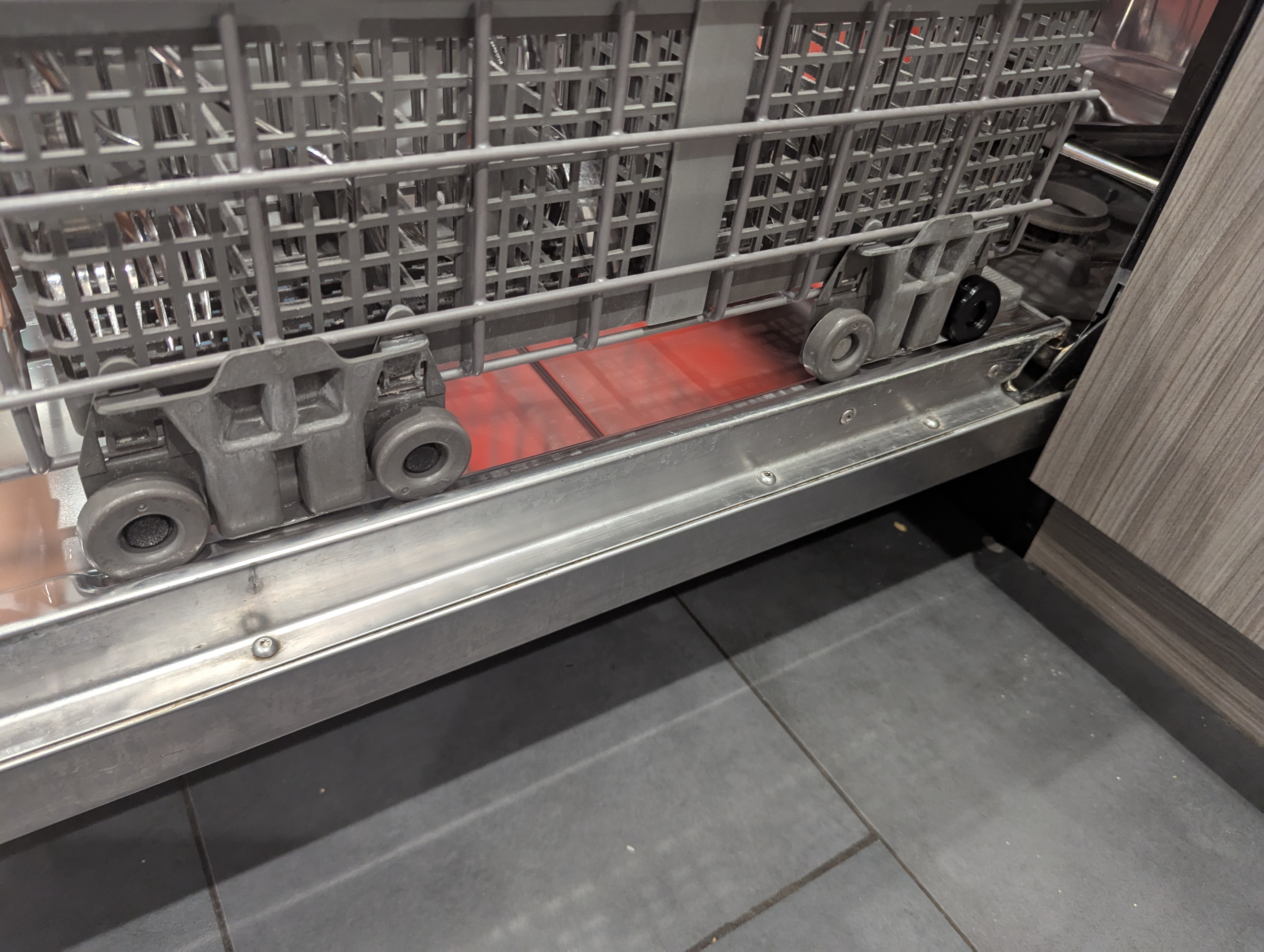 KitchenAid Dishwasher Lower Dishrack Wheel and Pin Replacement (Tested with PETG!)