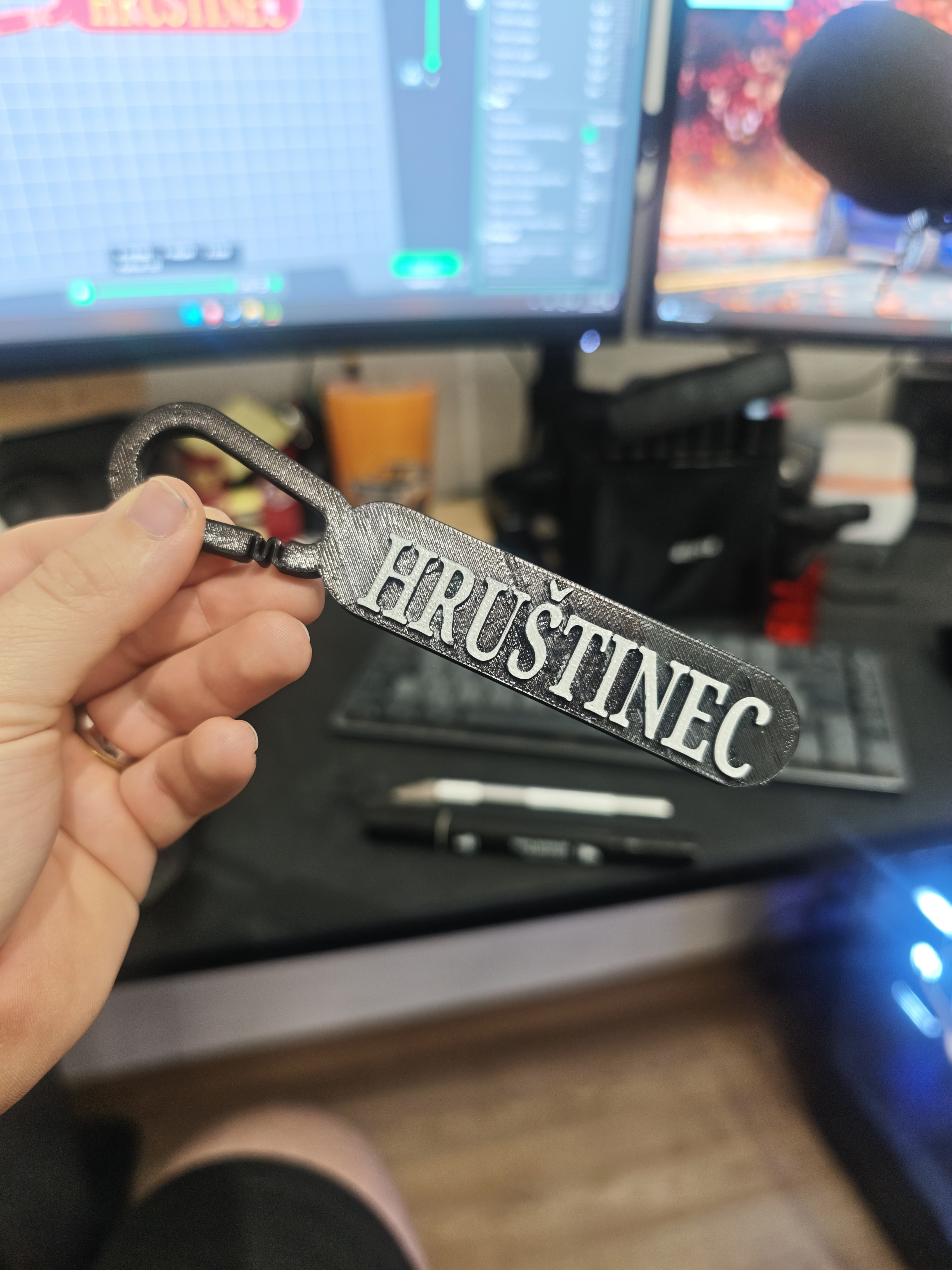 Jmenovka na zavěšení 3D model thumbnail