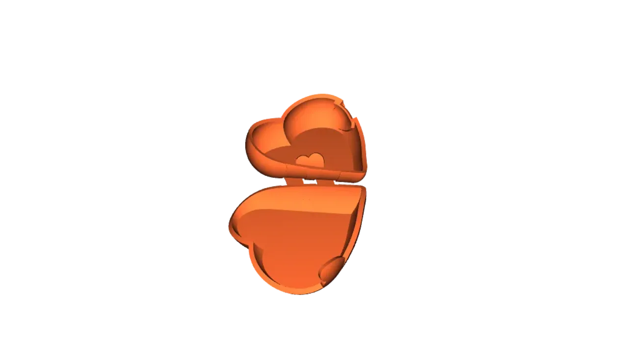 Cute Heart Container by AntOfGods | Download free STL model ...