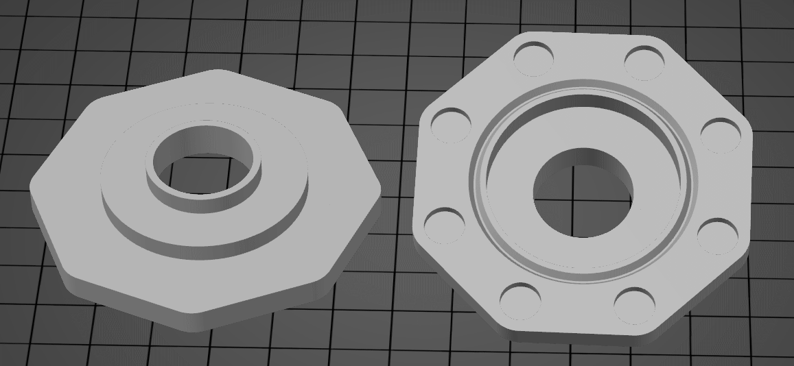 Parametric vacuum hose connector with connectors. by Max