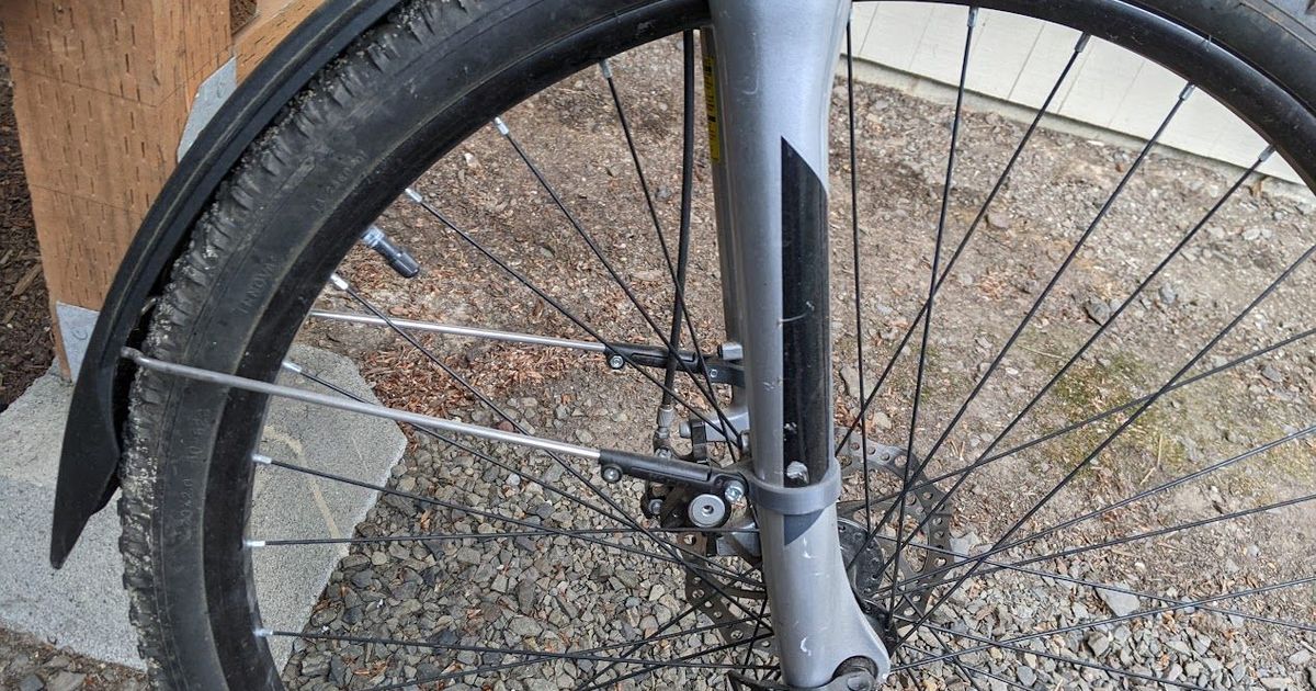 SKS Front Fork Fender Bracket by Spock Download free STL model