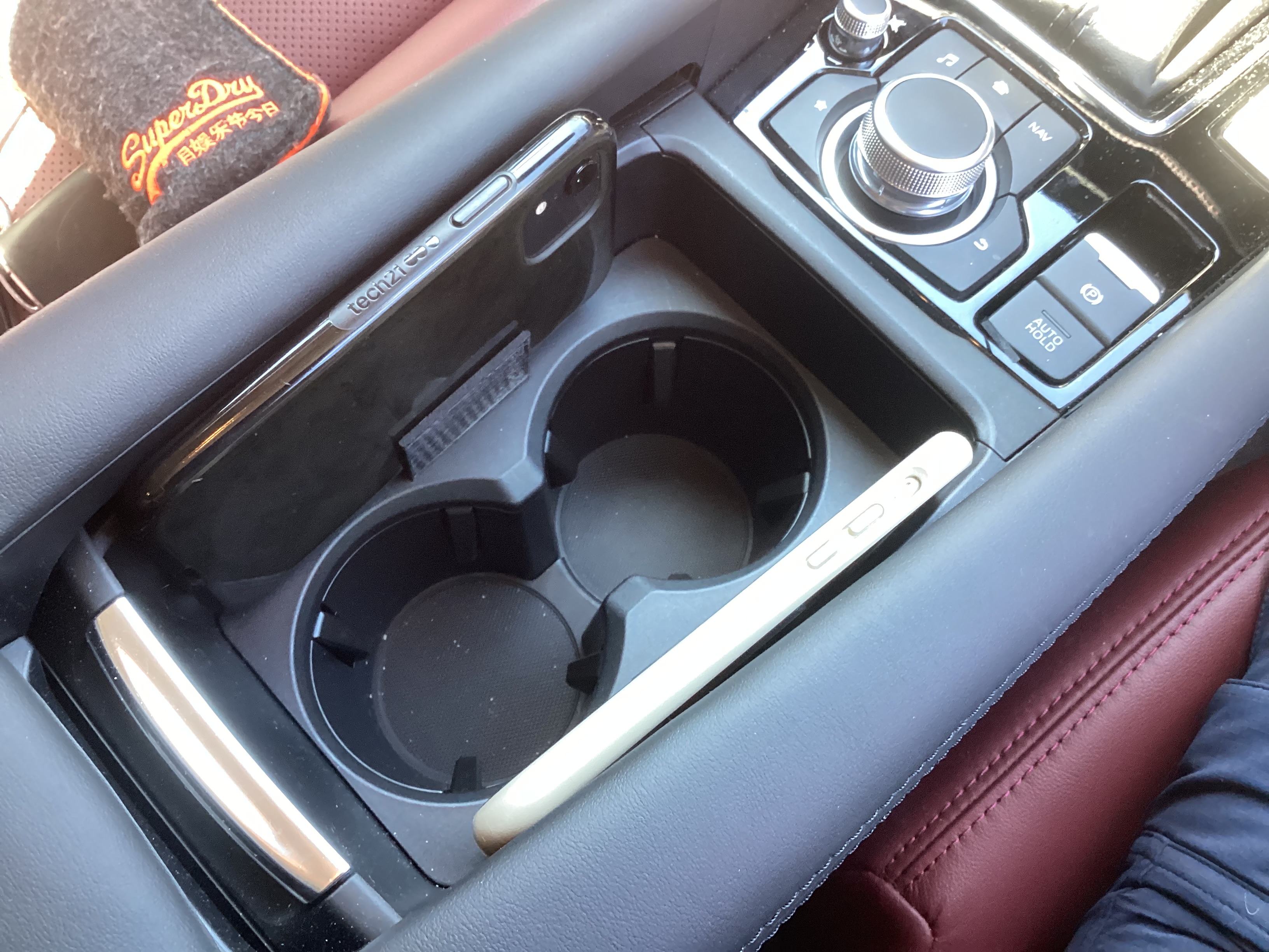 Mazda 6 centre console phone holder