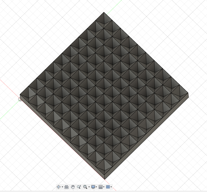 Artistic reversed Spiked Tile
