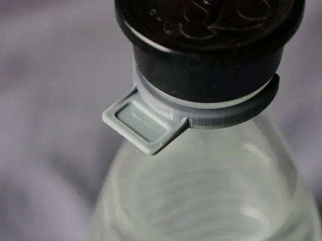 Bottle marker clip ring