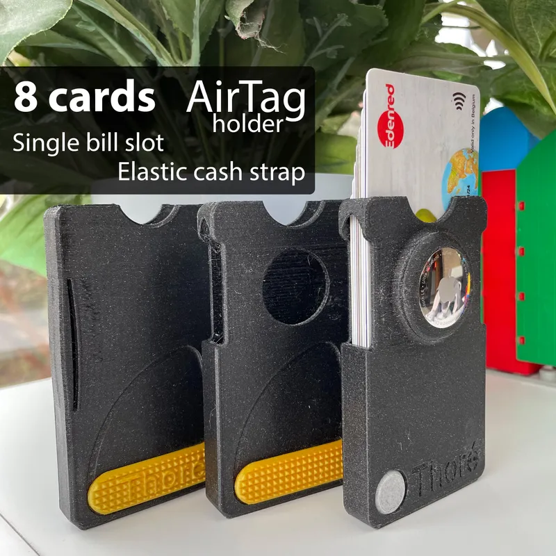 AirTag Wallet Card by br4in, Download free STL model