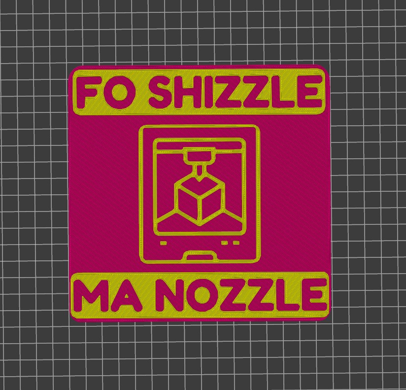 Fo shizzle ma nozzle - wall sign.