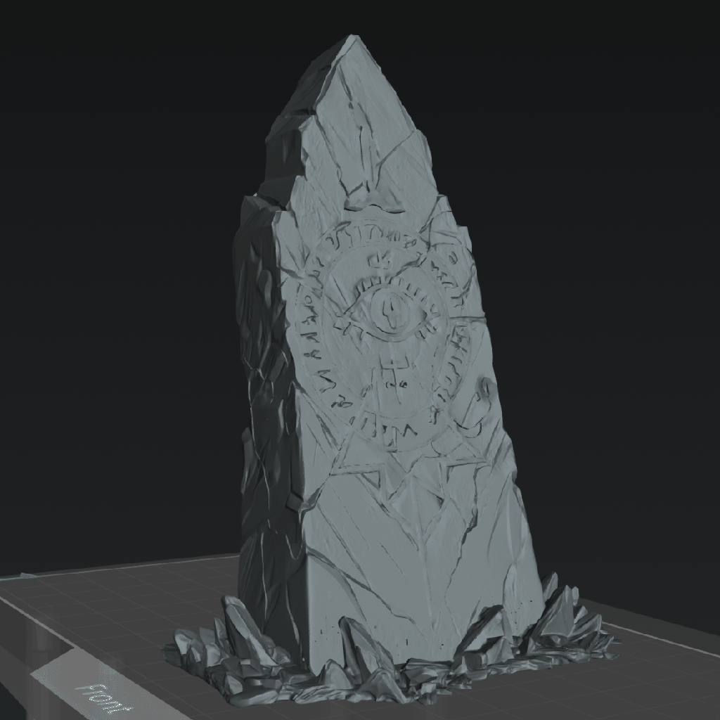 Obsidian Glyph Terrain - The Eightpints The Chamuscado Glass Wastes