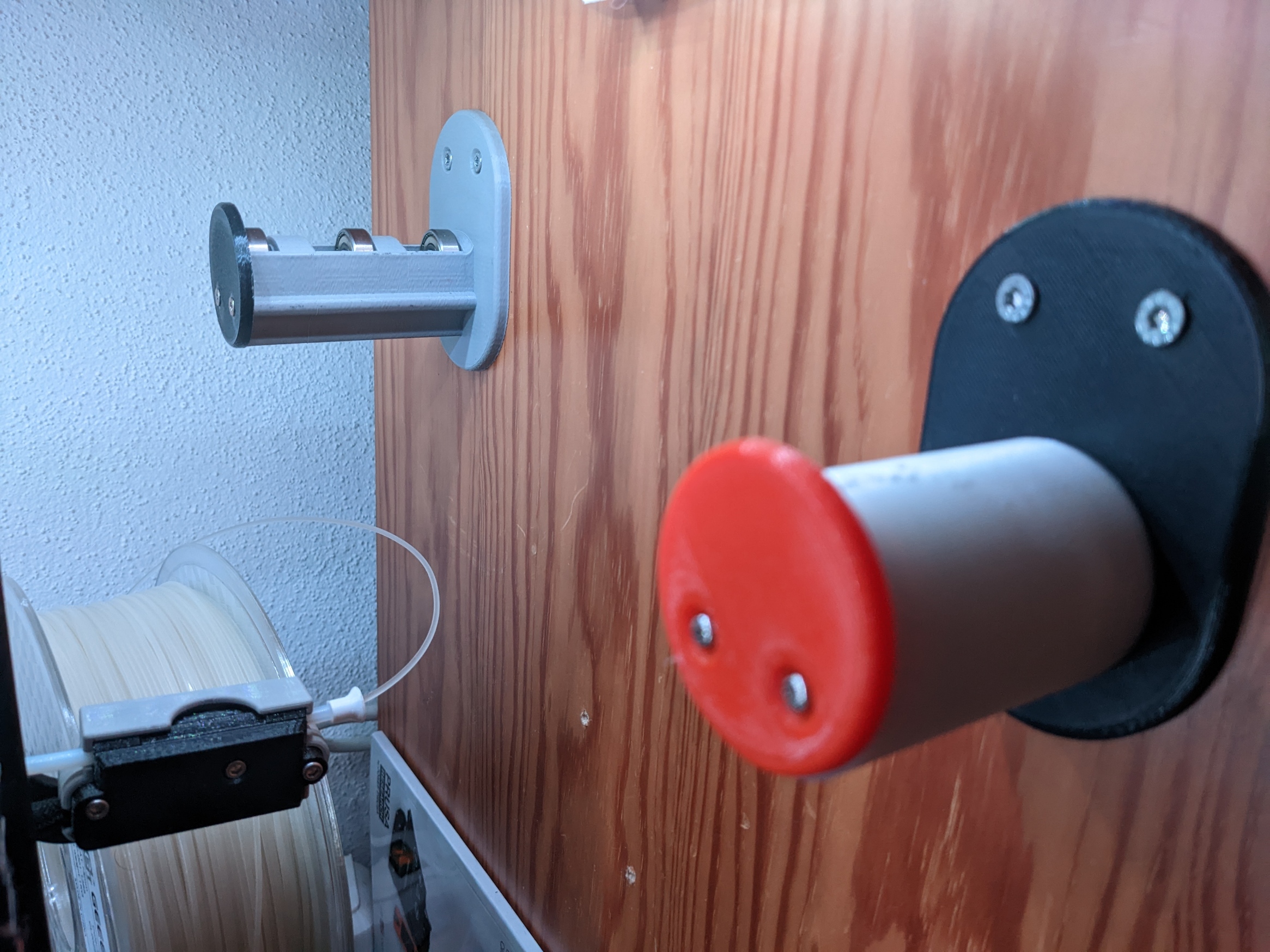Roll for my wall mounted filament spool holders