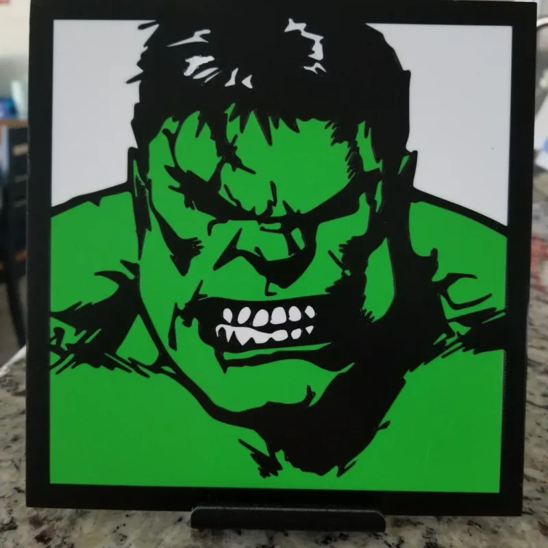 Incredible Hulk Stencil