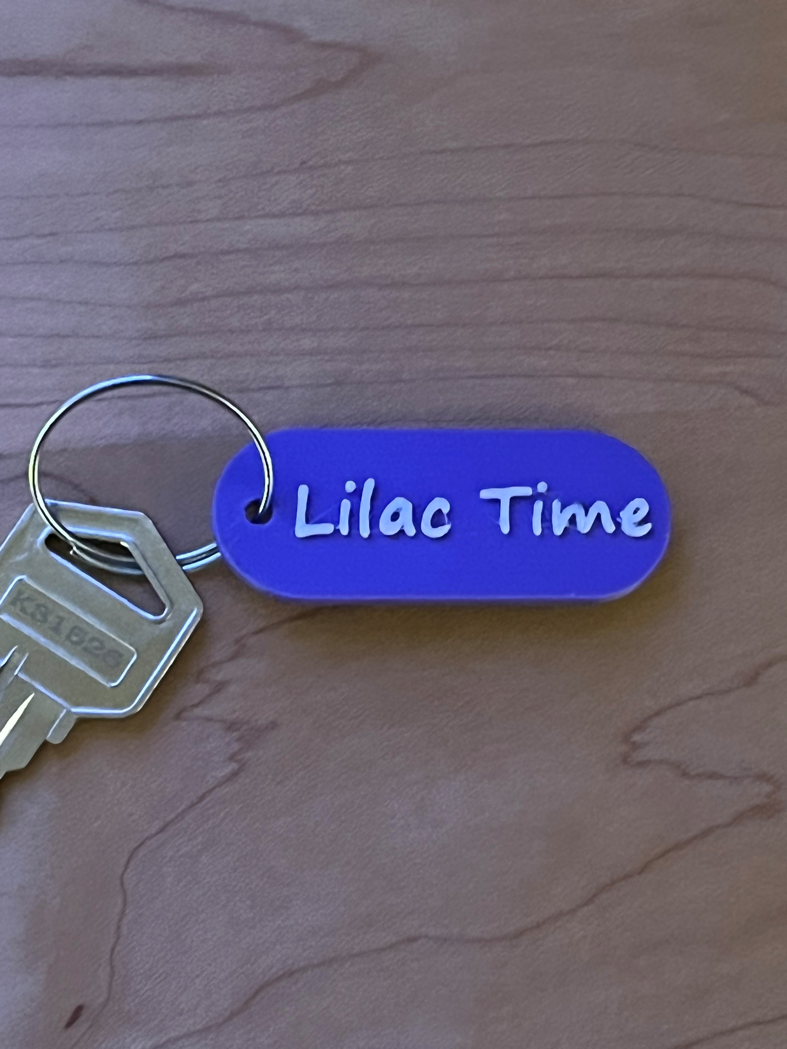Lilac Time Key Chain