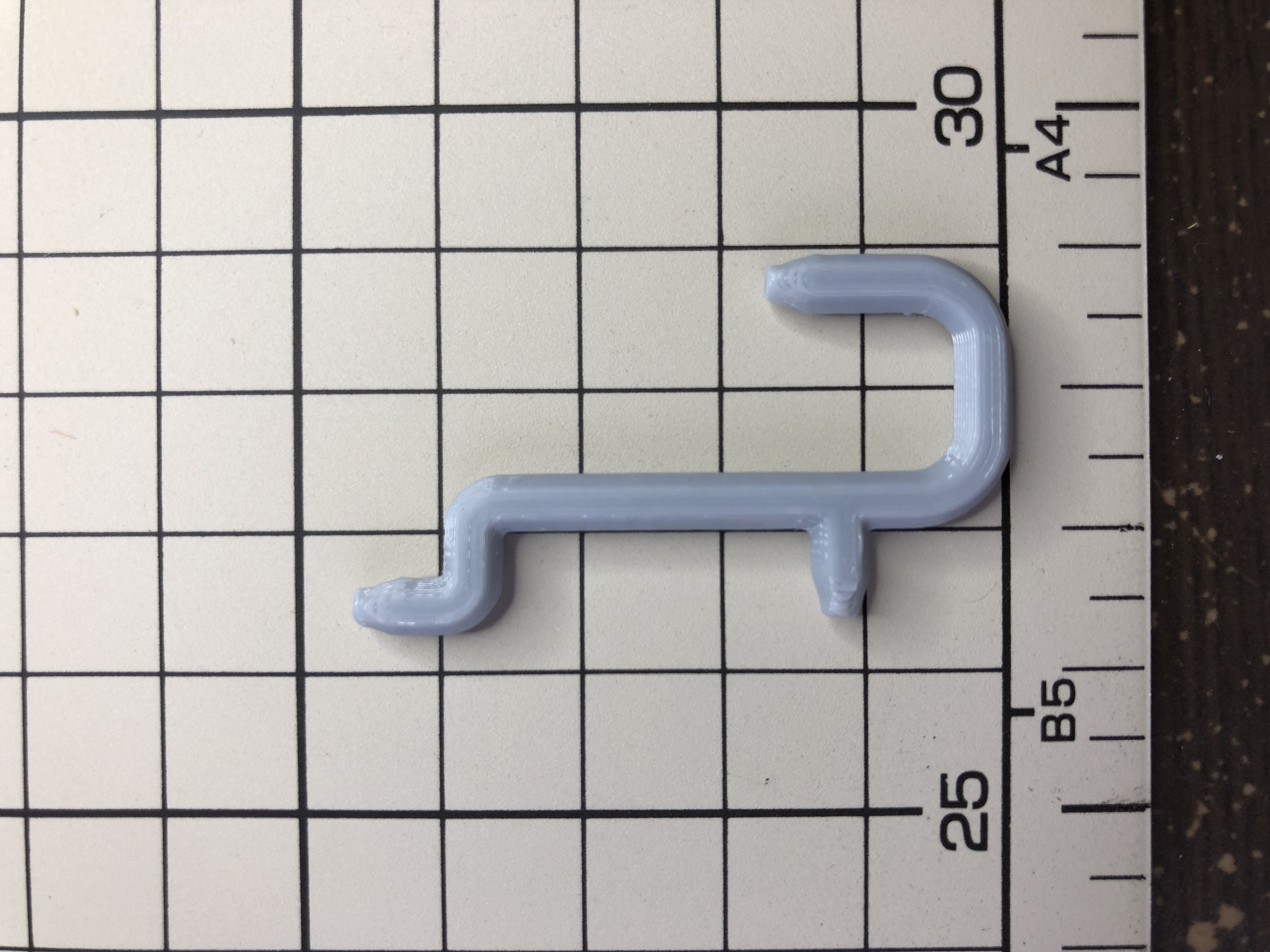 Customizable Pegboard Hook by NovemberKou Download free STL model